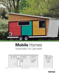 MOBILE HOMES - Transportable, Tiny, Lightweight